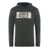 Cavalli Class Zebra Print Logo Black Hoodie